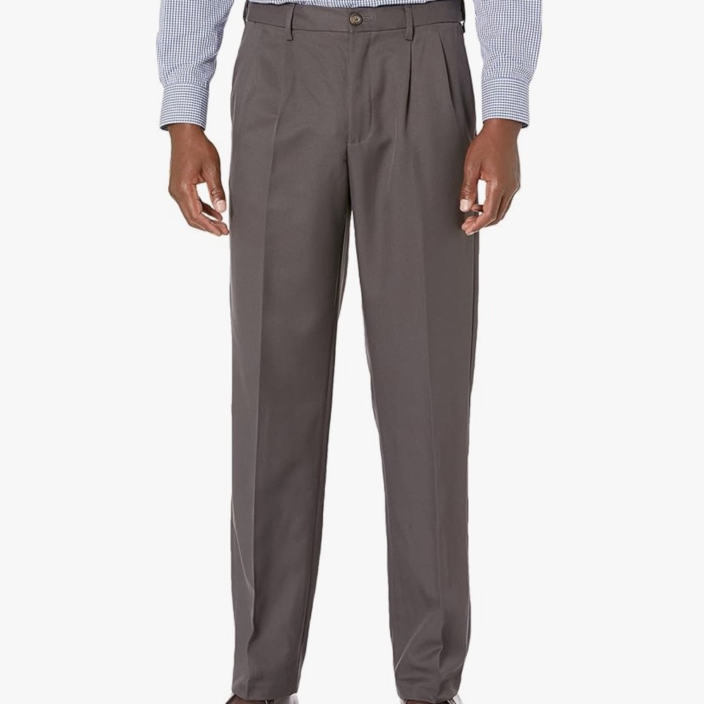 Amazon Essentials Men's Dress Pants in 4 different colors. Custom length.
